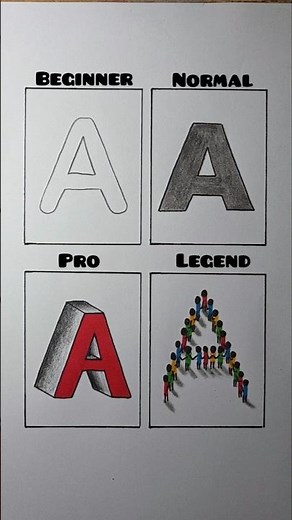 A letter drawing tutorial