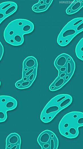 Been watching Journey to the Microcosmos and got inspired to animate some blobby bois. 🦠 #animation #animationmeme #animatorsoftiktok