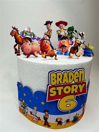 Toy Story Cake Topper | Toy Story Birthday Party | Personalized Name Cake Topper | Kids Birthday Cake Decor - Etsy Canada