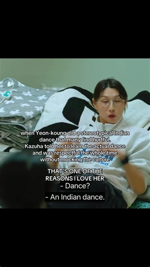 Yeon-koung stereotypical Indian dance and Kazuha's response