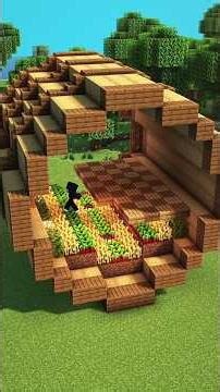 Minecraft Barrel House 🏡 #minecraft #shorts