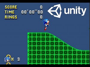 Unity Engine 2D WIP Sonic Physics Progress Update #1