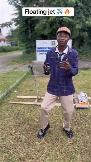 Wow. A student of the University of Ibadan built a floating Jet from scratch 😳 Watch till the end 🎥: badboirule #futabro #University #NigerianStudent #reels #Goviral | FUTA BRO