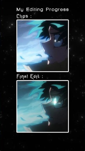 Before vs After: Bakugo Edit Transformation