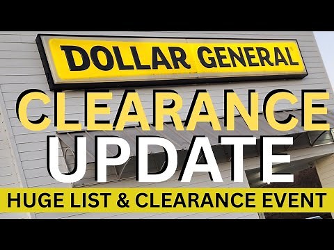 Dollar General Clearance Update New 70% Off List This Week and Clearance Event Information