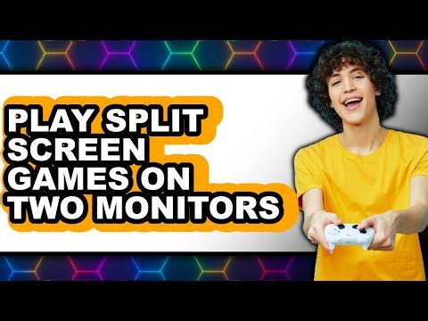 How to Play Split Screen Games on Two Monitors (only Way)