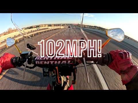Surron with Torp 50 Speed hits 102Mph