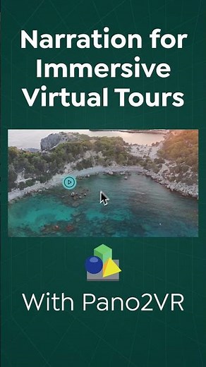 Narration for Immersive Virtual Tours in #Pano2VR