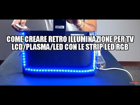 How to Create Backlighting for LCD/PLASMA/LED TVs with RGB LED Strips
