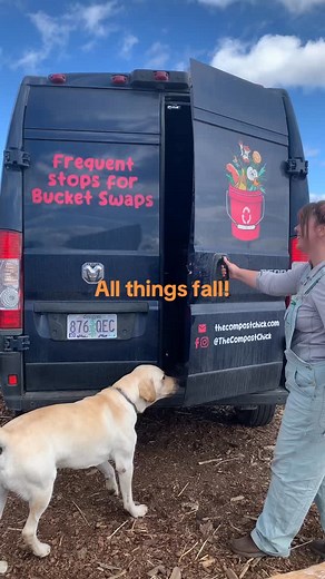 15 reactions | A loaded van is a happy Van!! All the fall yard waste and leaves  #thecompostchick #loveoverlandfill #reducingwasteimprovingsoils #fallcompost #leaves | The Compost Chick | Facebook