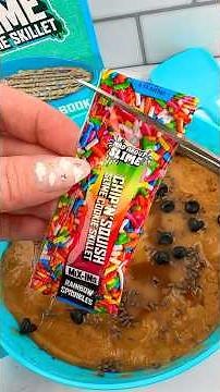 Cookie Skillet DIY Slime Kit Satisfying Video ASMR! 🍪 #shorts #fidgets #asmr