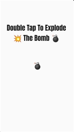 Double Tap To Explode 💥 💣 | #trending #music #fun #doubletap #bomb #explosion #trending #trend