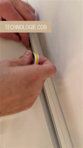 Installation ruban LED COB