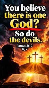 You Believe There Is One God? So Do The Devils