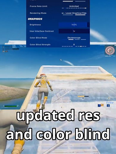 Enhanced Color Blind Setting and Resolution Stretch in Fortnite