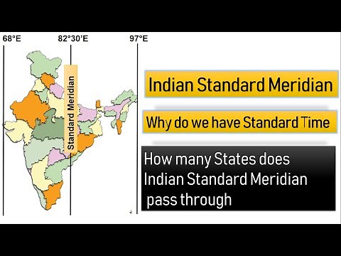 INDIAN STANDARD MERIDIAN | WHAT IS IST | GEOGRAPHY CLASS 6 & 7 ‪@TOPBrainGK‬