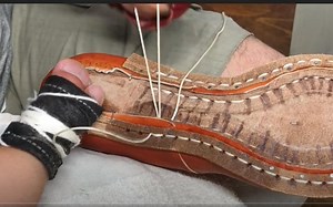 手工布鲁彻尔鞋制作之二