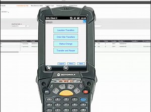 Stock Management using a handheld scanner in WHM X3 and Sage X3