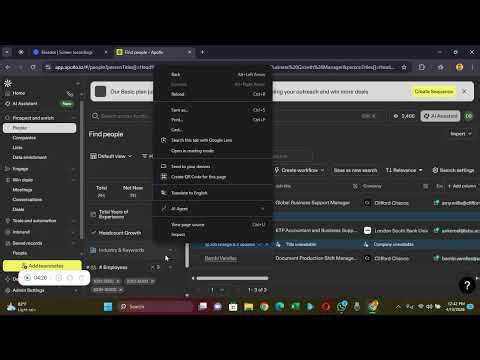 How to Use Apollo Interface for Lead Generation | Apollo Tutorial for Beginners