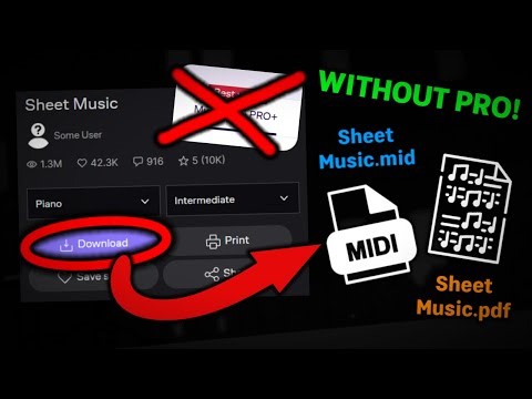 How to DOWNLOAD from MUSESCORE without PRO (2025)