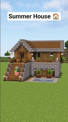 Summer Spruce House in MINECRAFT 🏠✨