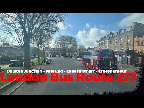 Early morning sunny Sunday tour through east london | route 277 from Dalston to Isle of Dogs