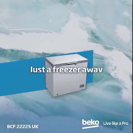 Store your food for longer with Beko’s 200L chest freezer. It is equipped with an aluminum interior and a multi-mode freezer function that ensures your food remains fresh for long. It comes standard with LED lighting and a sliding inner door. Now that is a cool addition to your kitchen. Shop now. #Food #CoolingSolutions #ChestFreezer #LiveLikeAPro | Beko