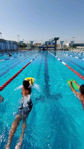 Swimmer workout intermediate level تمرينات سباحة مستوى متوسط #swimming #swimmingcoach #swimsaveslives #swimtraining | Omar Amer