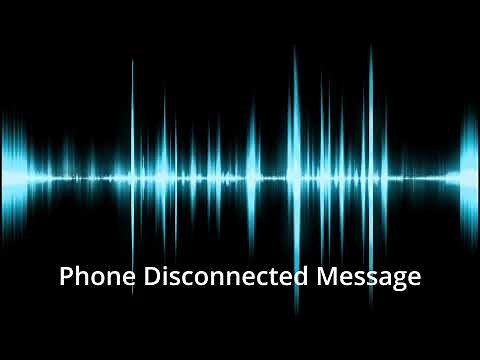 Phone Disconnected Message Sound Effect