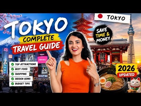 Tokyo Travel Guide 2026 🇯🇵 Explore Tokyo Like a PRO! (Budget, Food, Transport & Hidden Gems)