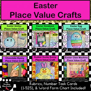 Easter Math Place Value Crafts