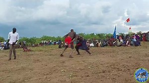 Makuei Matiop Amach (Jinja) vs Dool-Awur Magul Nhial (Hoot-Yaai) Video Credit: GD miniir wrestling page- South Sudan Edited by SSWR | South Sudanese Wrestling Reviews