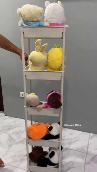 Stylish Trolley Rotating Book Shelf for Home Decor