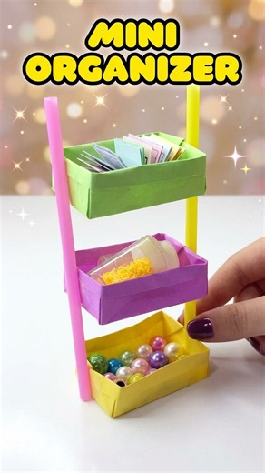 How to make paper organizer - ❌ No glue craft Ideas #diy #craft #shorts