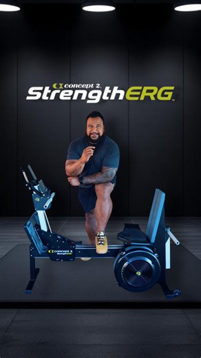 Testing out the new Concept2 Strength Erg — resistance that fights back the harder you go. Strength, power, speed… all in one machine. @manletmorrison Look I’m doing cardio and getting gains #StrengthTraining #Concept2 #AthleteLife #PowerOutput | Eddie Jo Williams