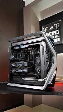 FASTEST 8K🤴ROG BLACK DUAL GPU GAMING PC BUILD | AMD R9 9950 + RTX5090😵 #pcbuild #gaming #rog #rtx