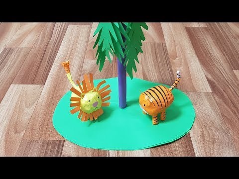 How to make a paper mache tiger