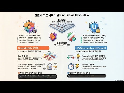[서버]리눅스 방화벽 분석 Firewalld vs