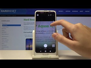 SHARP Aquos R2 Camera Pro Mode | How to Use Camera Advanced Fe...