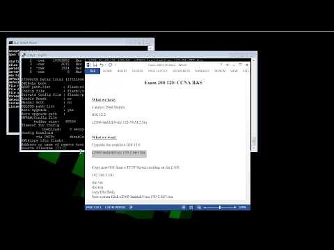 CCNA Exam 200-120: How to copy Cisco IOS from TFTP to Flash Memory