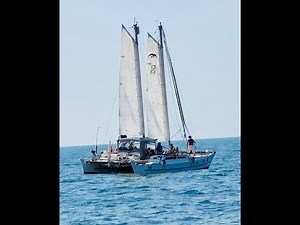 Tiki 38" S/V Touchwood joining the memorial DAKAR Regatta 2020