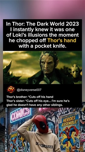 The Tiny Detail That Gave Loki's Illusion Instantly in Thor 2 (2013)