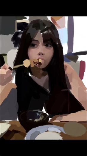 Digital painting done on Krita, Portrait