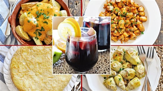 Spanish tapas party for 4 using budget-friendly ingredients