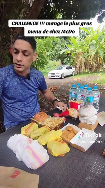 vidéo challenge : mange le plus gros menu de chez McDo #robynhood987 #McDo #defi #challenge #video #videoviral