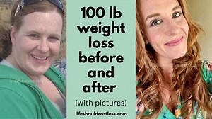 What does 100 lbs weight loss look like? Before and after pics!