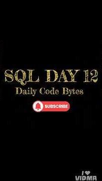 #day12 Learn SQL in Tamil #sql #tamil #code #easycode #dailycode #easytolearnforbegginers