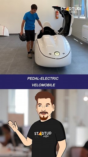 This pedal-electric velomobile combines the best of bicycles and cars. | Startup Selfie