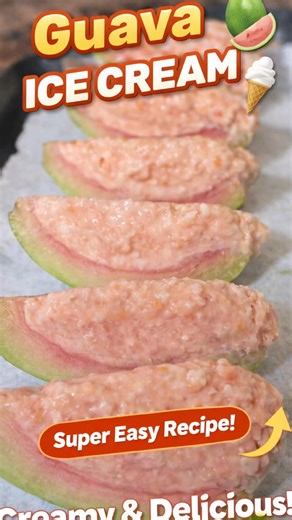 Summer Special Guava Ice Cream 🍈🍦 | Quick Recipe#viral #food #trending #explore #easydessert