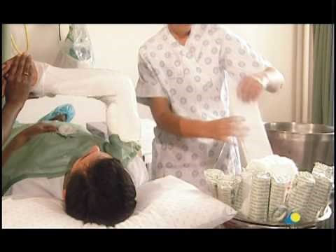 Applying an above elbow posterior splint